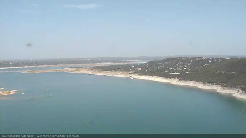 Lake Travis webcam, July 16, 2023 12:00 PM CT