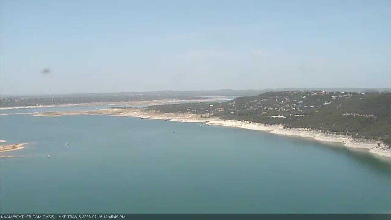 Lake Travis webcam, July 16, 2023 12:45 PM CT