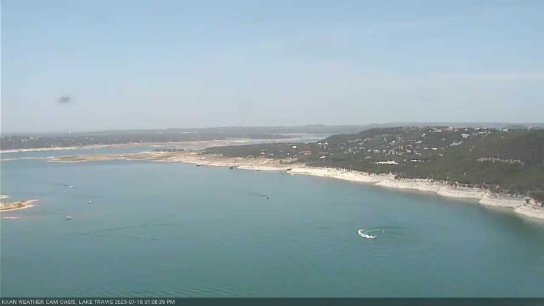 Lake Travis webcam, July 16, 2023 1:00 PM CT