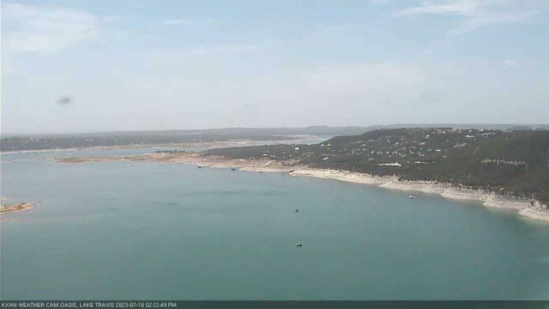 Lake Travis webcam, July 16, 2023 2:25 PM CT