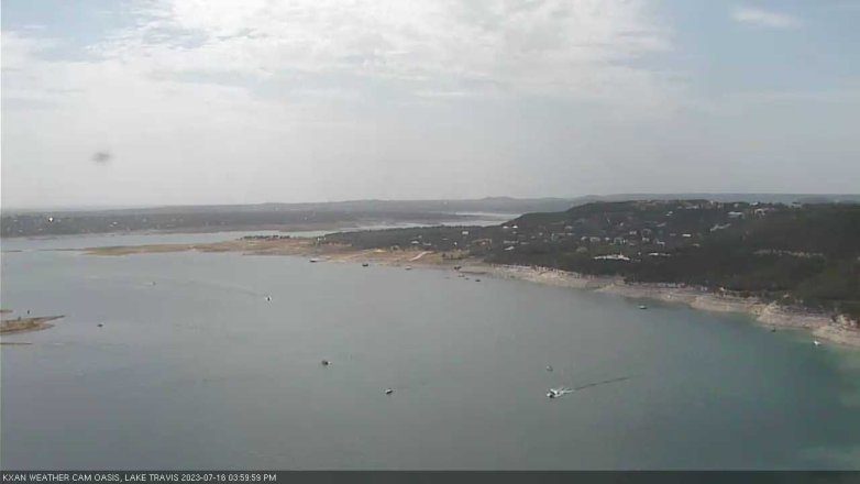 Lake Travis webcam, July 16, 2023 4:00 PM CT
