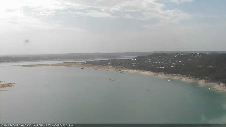 Lake Travis webcam, July 16, 2023 4:25 PM CT