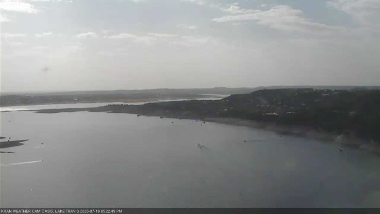 Lake Travis webcam, July 16, 2023 5:25 PM CT