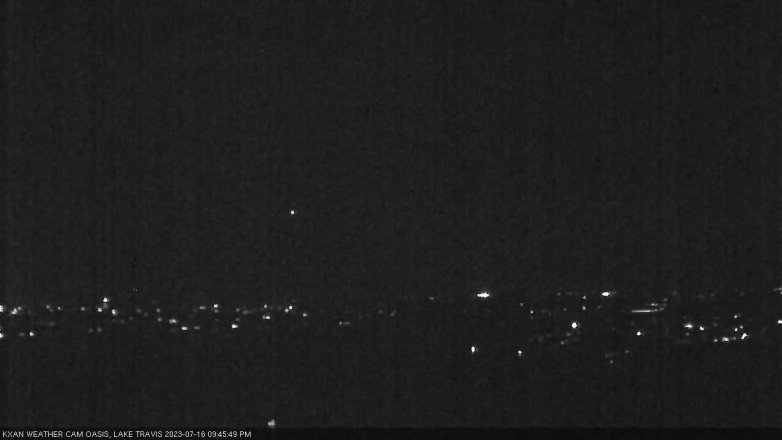 Lake Travis webcam, July 16, 2023 9:45 PM CT