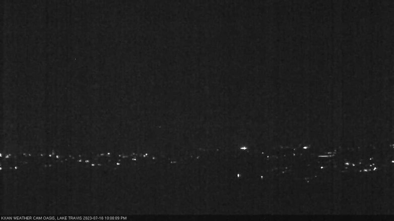 Lake Travis webcam, July 16, 2023 10:00 PM CT