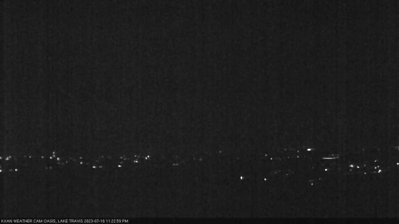 Lake Travis webcam, July 16, 2023 11:25 PM CT