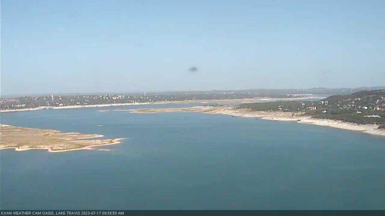 Lake Travis webcam, July 17, 2023 10:00 AM CT
