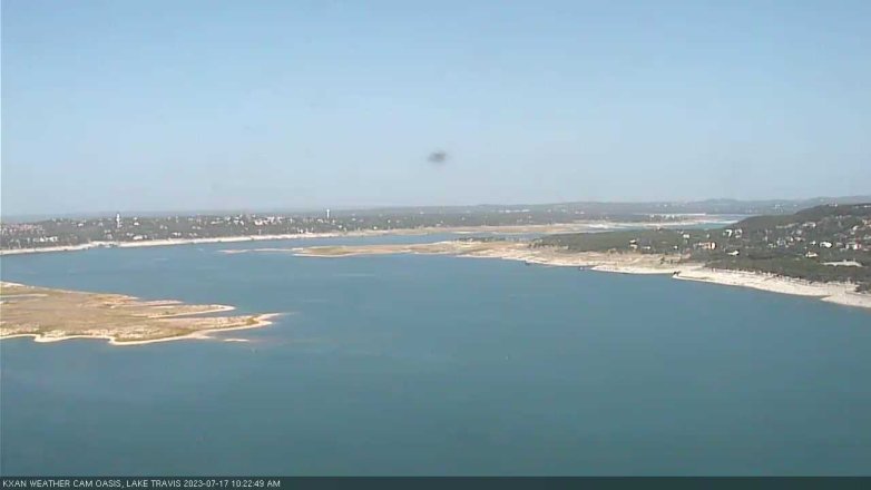 Lake Travis webcam, July 17, 2023 10:25 AM CT