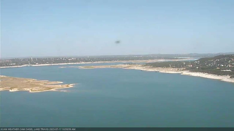 Lake Travis webcam, July 17, 2023 11:00 AM CT