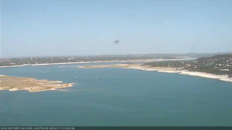 Lake Travis webcam, July 17, 2023 11:25 AM CT