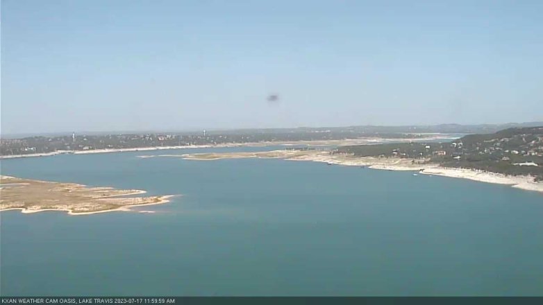 Lake Travis webcam, July 17, 2023 12:00 PM CT