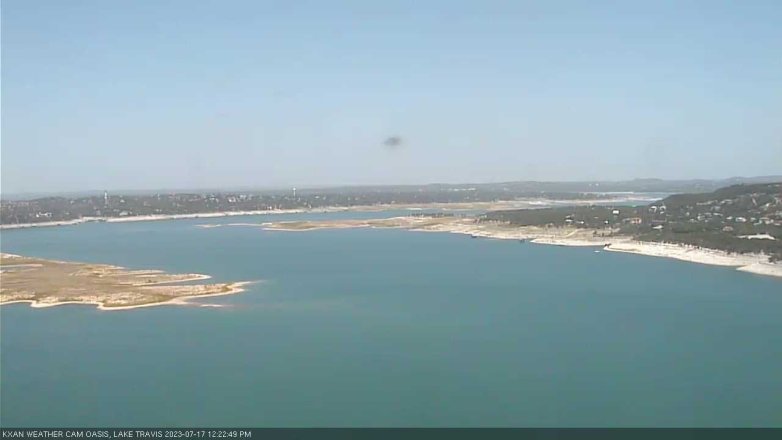 Lake Travis webcam, July 17, 2023 12:25 PM CT