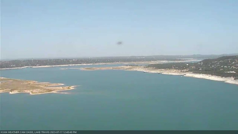 Lake Travis webcam, July 17, 2023 12:45 PM CT