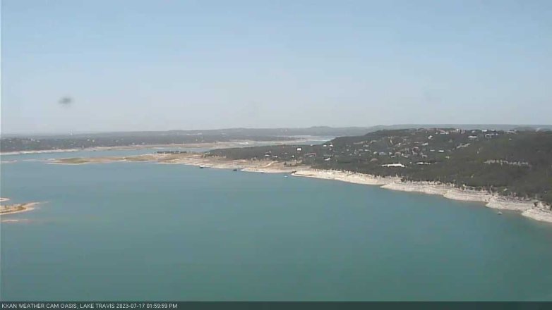 Lake Travis webcam, July 17, 2023 2:00 PM CT