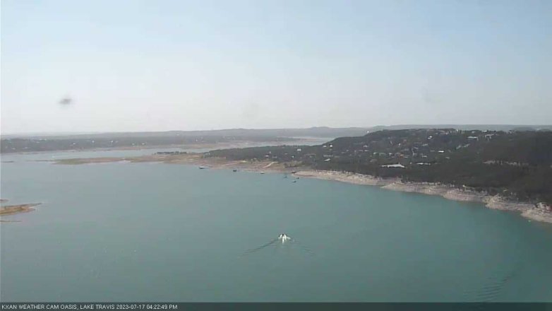 Lake Travis webcam, July 17, 2023 4:25 PM CT