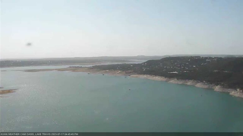 Lake Travis webcam, July 17, 2023 4:45 PM CT