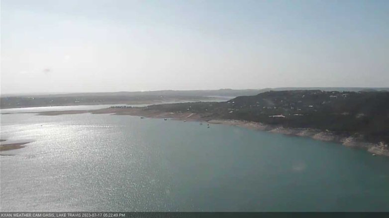 Lake Travis webcam, July 17, 2023 5:25 PM CT