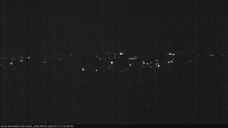 Lake Travis webcam, July 17, 2023 11:25 PM CT