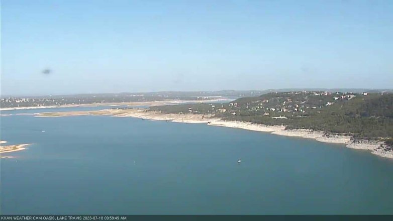 Lake Travis webcam, July 18, 2023 10:00 AM CT