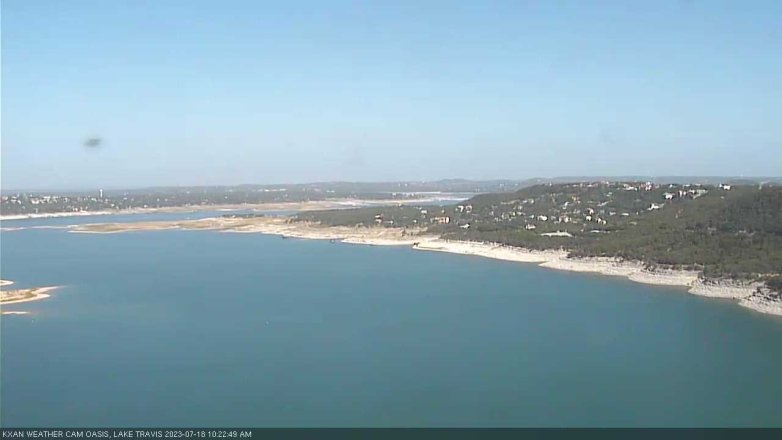 Lake Travis webcam, July 18, 2023 10:25 AM CT