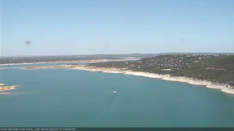 Lake Travis webcam, July 18, 2023 1:00 PM CT