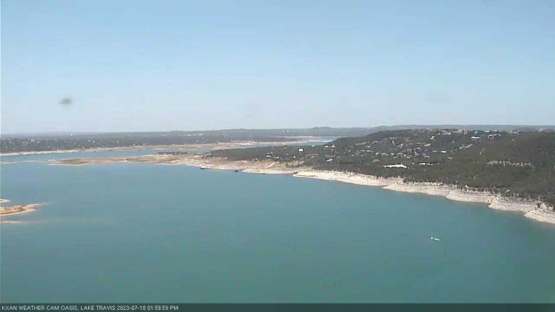 Lake Travis webcam, July 18, 2023 2:00 PM CT