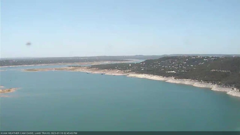 Lake Travis webcam, July 18, 2023 2:45 PM CT