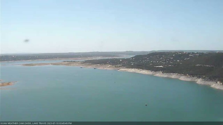 Lake Travis webcam, July 18, 2023 3:45 PM CT
