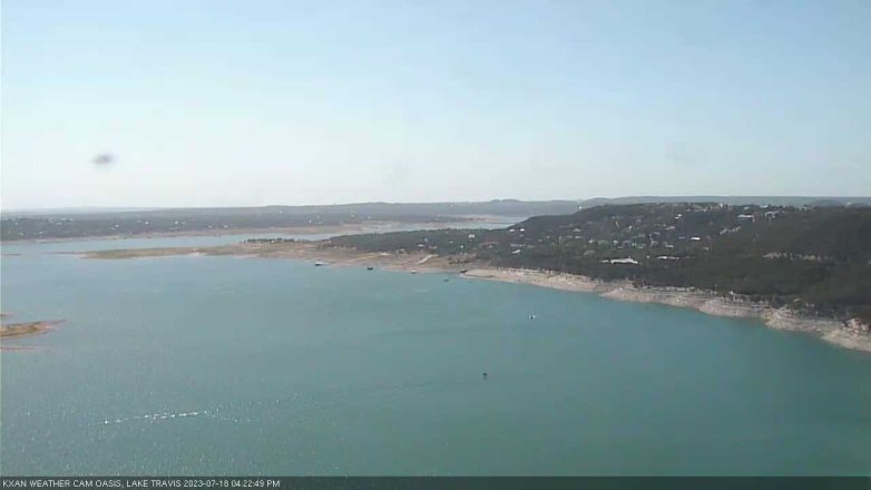 Lake Travis webcam, July 18, 2023 4:25 PM CT