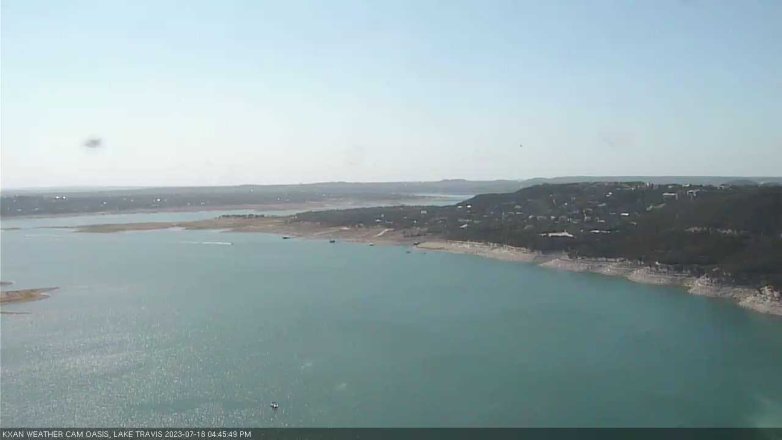 Lake Travis webcam, July 18, 2023 4:45 PM CT