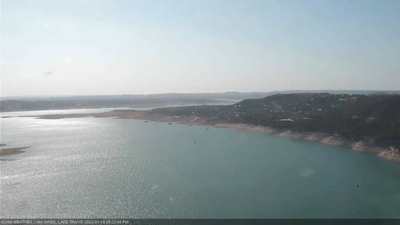 Lake Travis webcam, July 18, 2023 5:25 PM CT