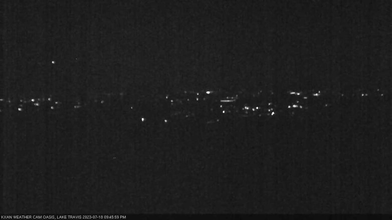 Lake Travis webcam, July 18, 2023 9:45 PM CT