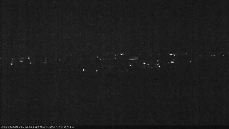 Lake Travis webcam, July 18, 2023 11:45 PM CT