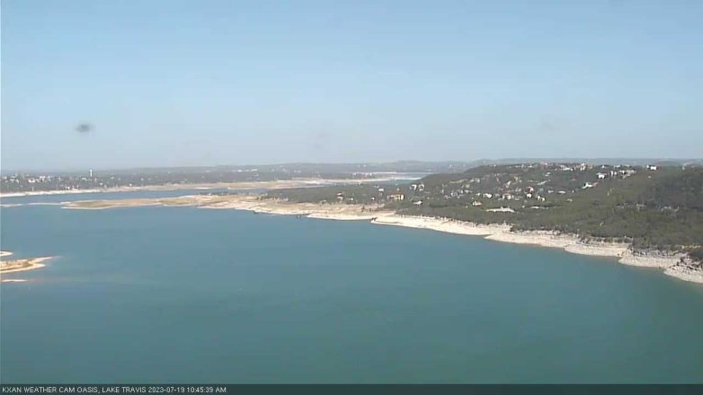 Lake Travis webcam, July 19, 2023 10:45 AM CT