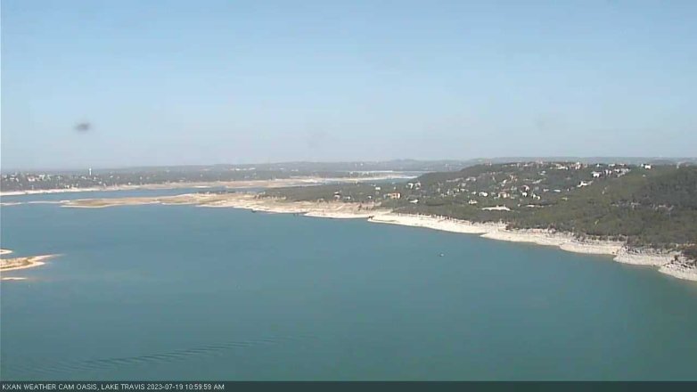 Lake Travis webcam, July 19, 2023 11:00 AM CT
