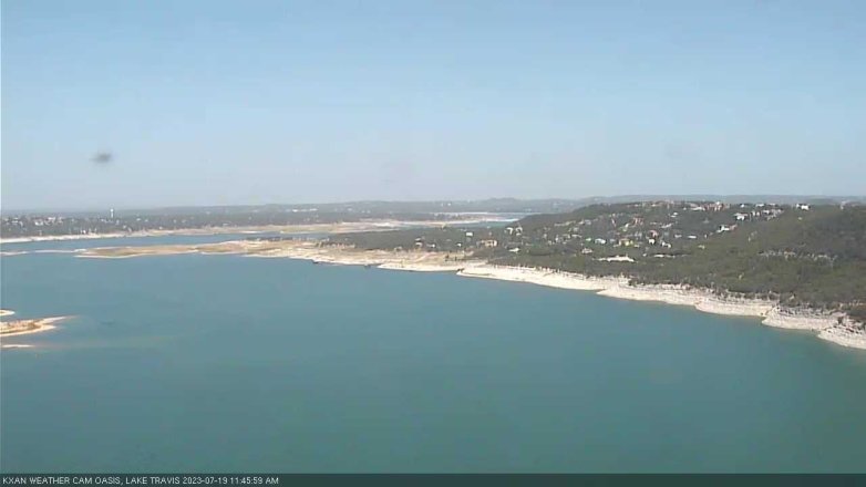 Lake Travis webcam, July 19, 2023 11:45 AM CT