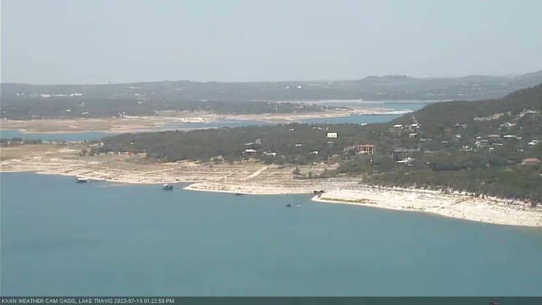 Lake Travis webcam, July 19, 2023 1:25 PM CT