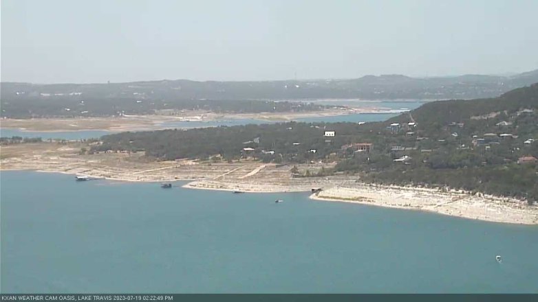 Lake Travis webcam, July 19, 2023 2:25 PM CT
