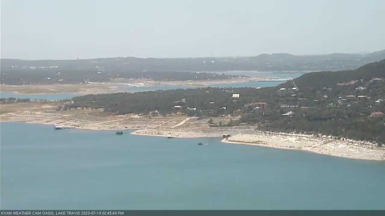 Lake Travis webcam, July 19, 2023 2:45 PM CT