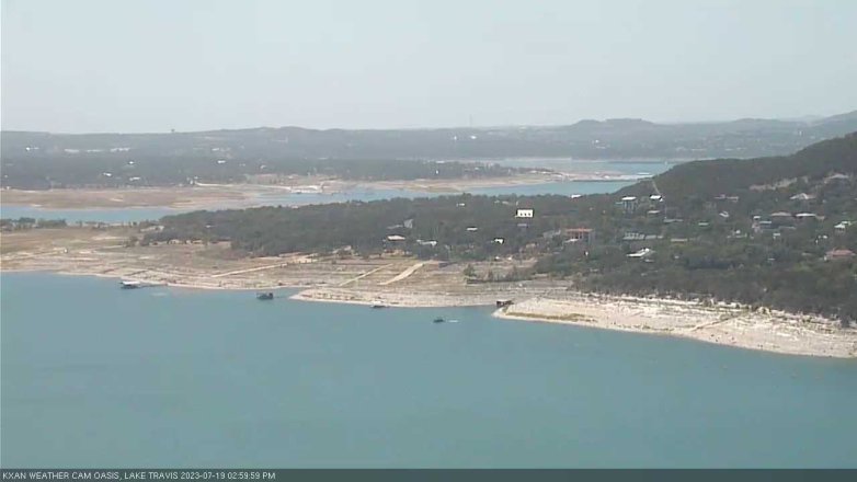 Lake Travis webcam, July 19, 2023 3:00 PM CT