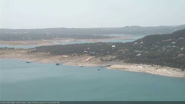 Lake Travis webcam, July 19, 2023 3:45 PM CT