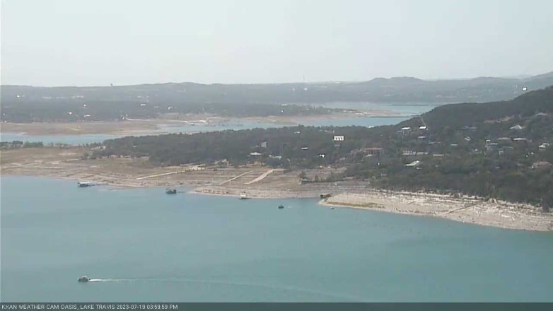 Lake Travis webcam, July 19, 2023 4:00 PM CT