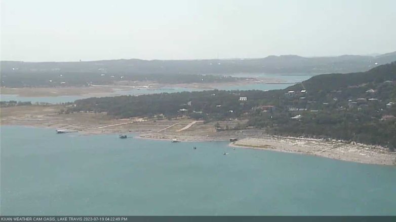 Lake Travis webcam, July 19, 2023 4:25 PM CT
