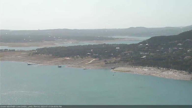 Lake Travis webcam, July 19, 2023 4:45 PM CT