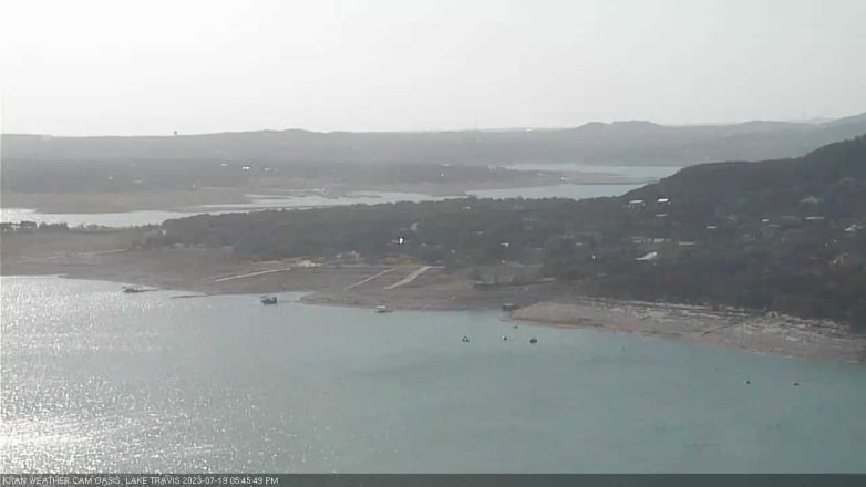 Lake Travis webcam, July 19, 2023 5:45 PM CT