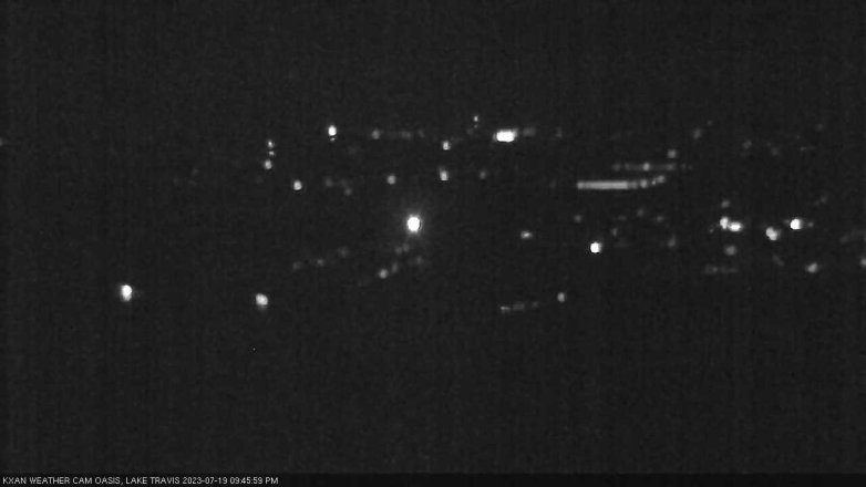 Lake Travis webcam, July 19, 2023 9:45 PM CT