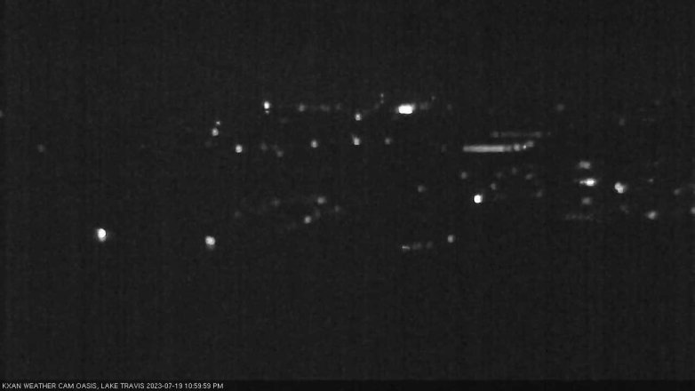 Lake Travis webcam, July 19, 2023 11:00 PM CT