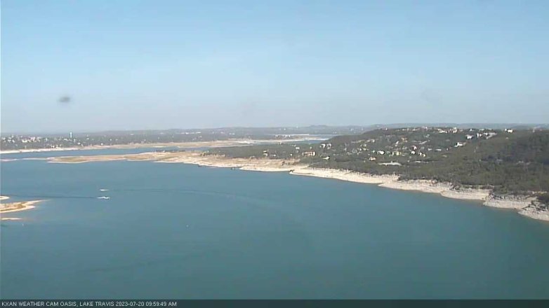 Lake Travis webcam, July 20, 2023 10:00 AM CT