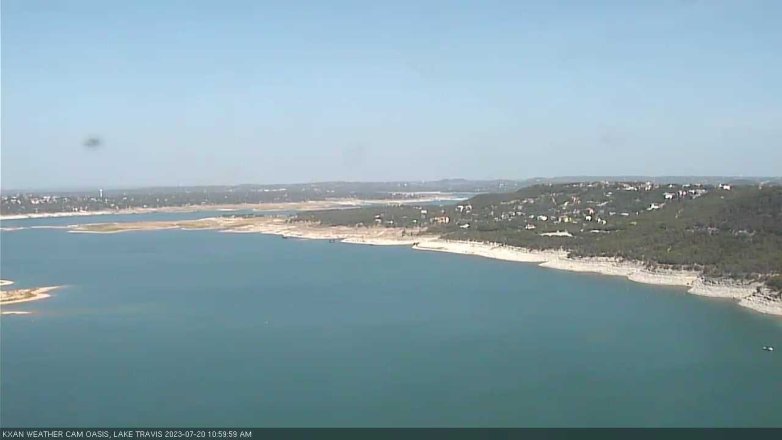 Lake Travis webcam, July 20, 2023 11:00 AM CT