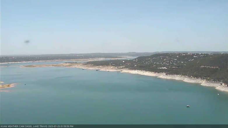 Lake Travis webcam, July 20, 2023 2:00 PM CT
